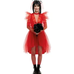 Disfraz de Lidia Novia Rojo para mujer
