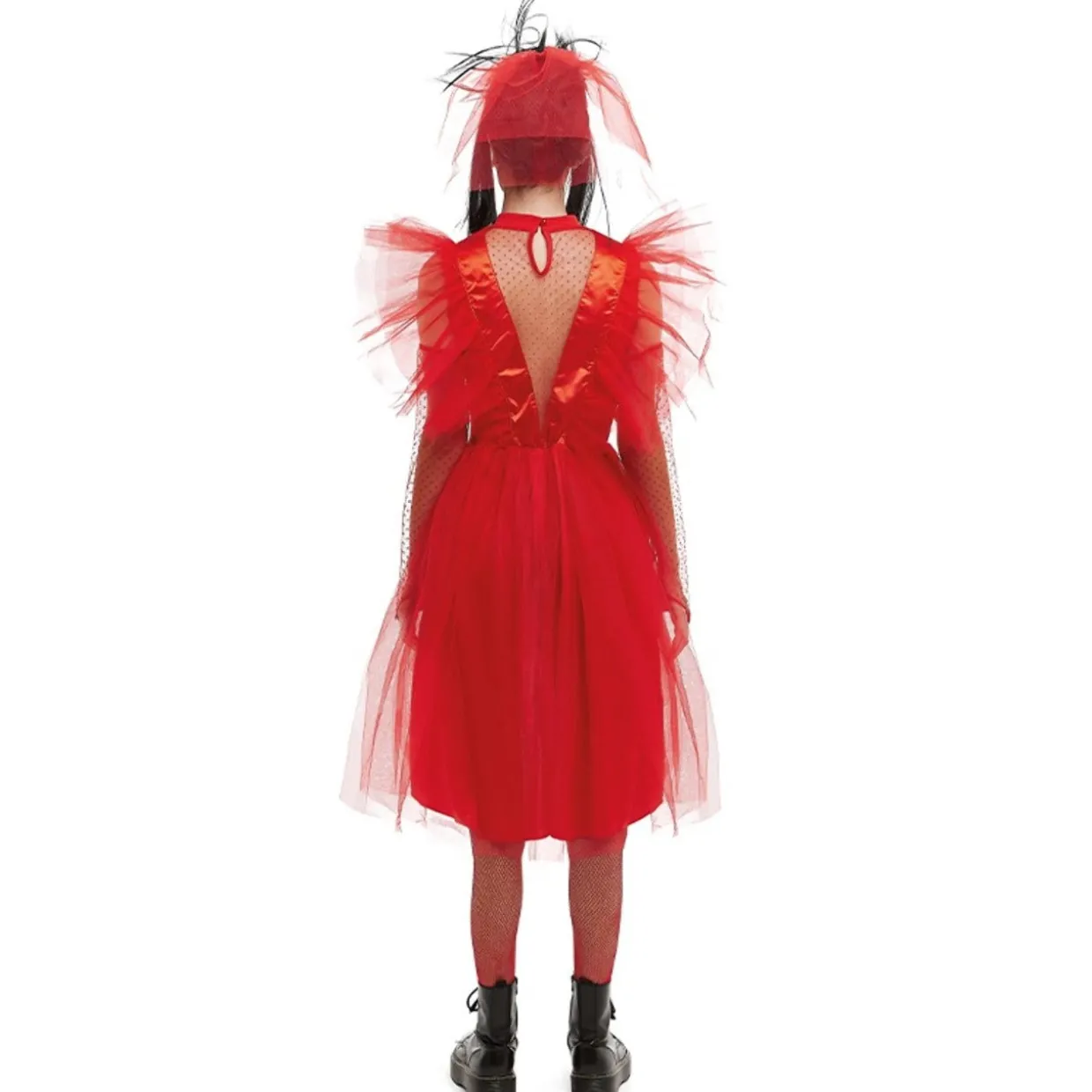 Disfraz de Lidia Novia Rojo para mujer
