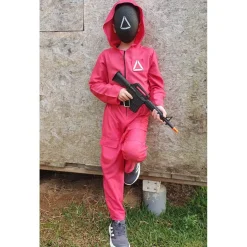 Disfraz del Juego del Calamar Guardia infantil