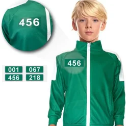 Disfraz del Juego del Calamar Jugador Verde infantil