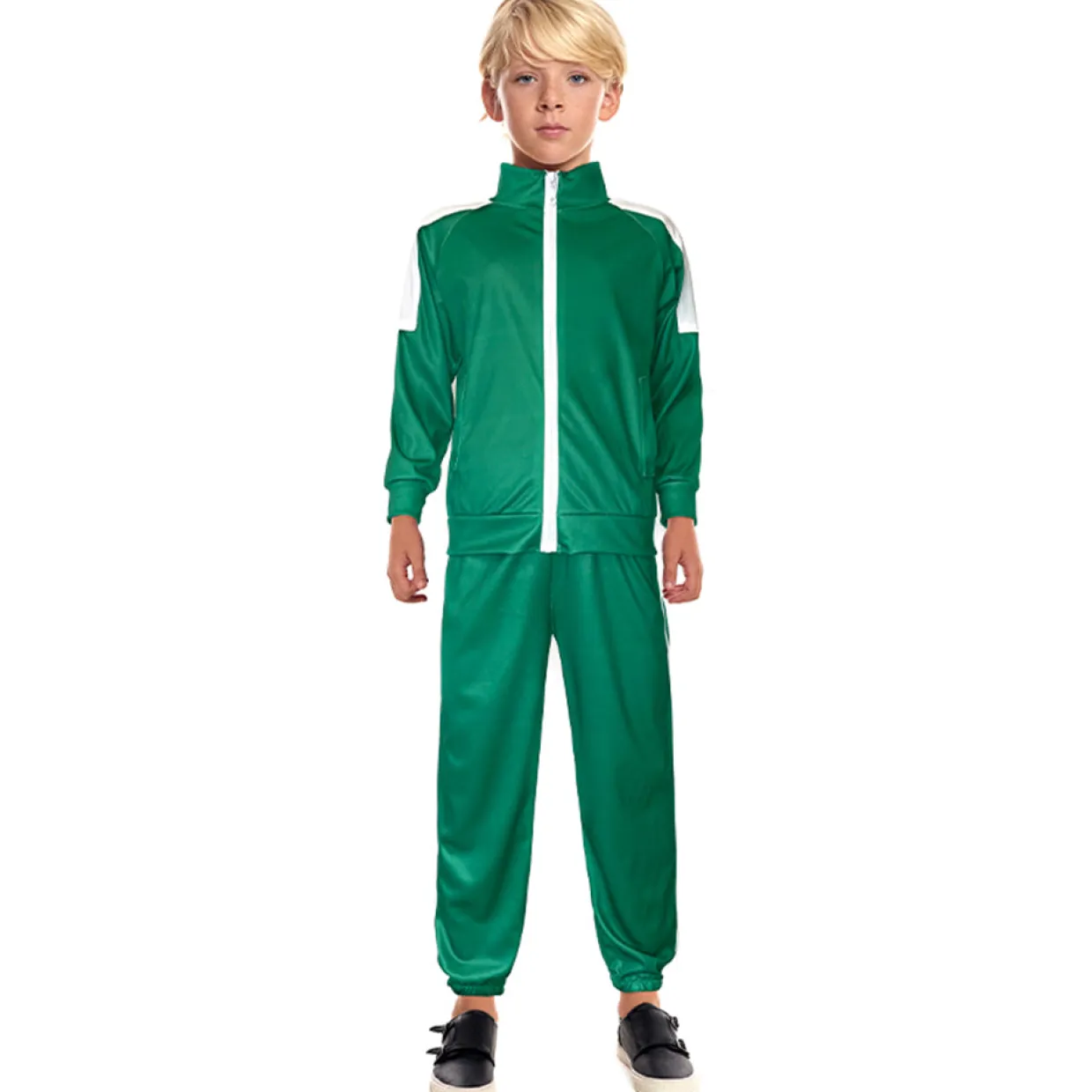 Disfraz del Juego del Calamar Jugador Verde infantil