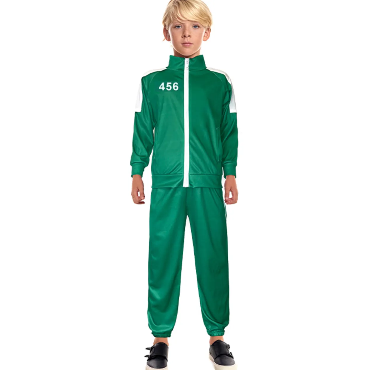 Disfraz del Juego del Calamar Jugador Verde infantil