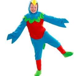 Disfraz de Loro Multicolor infantil