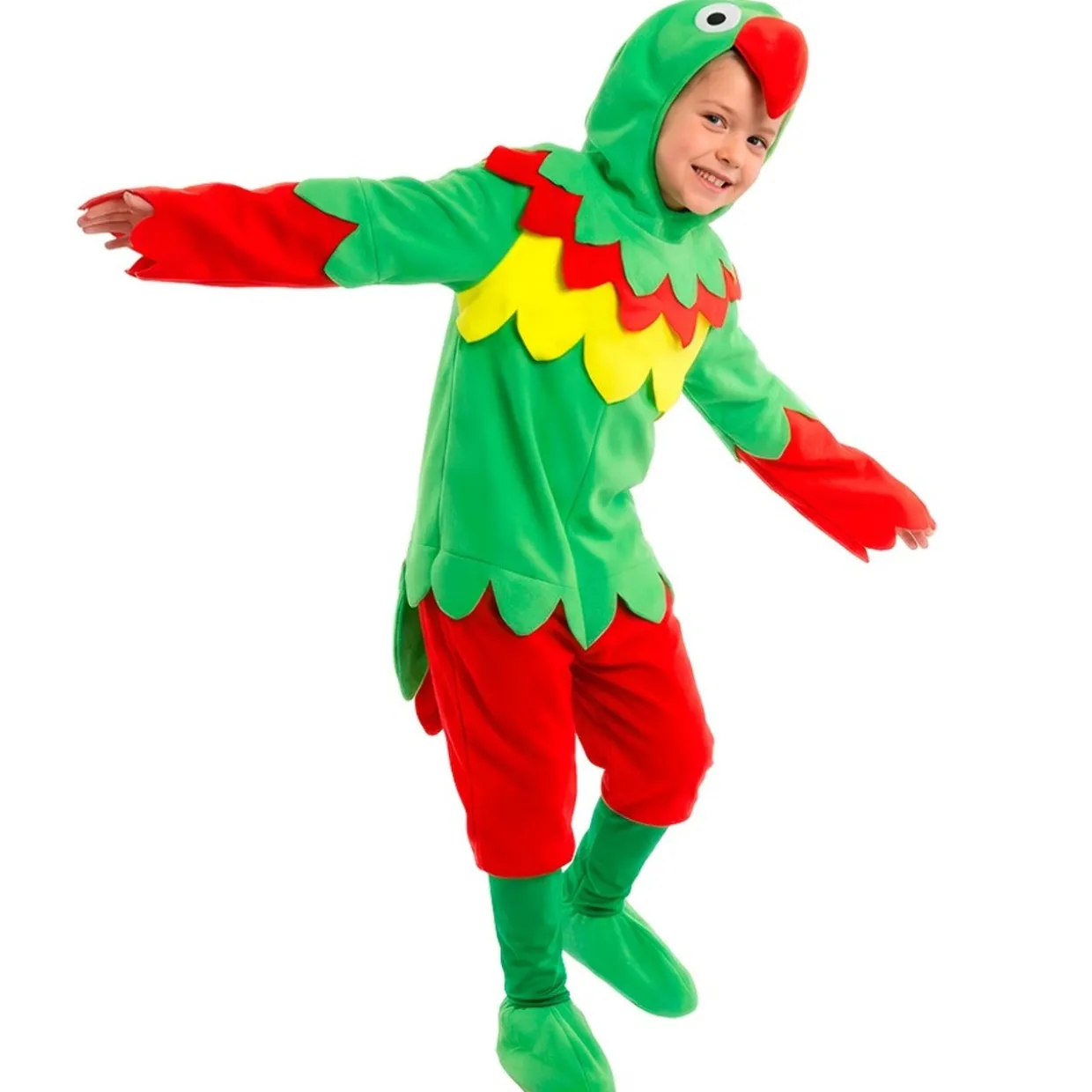 Disfraz de Loro Papagayo Multicolor infantil