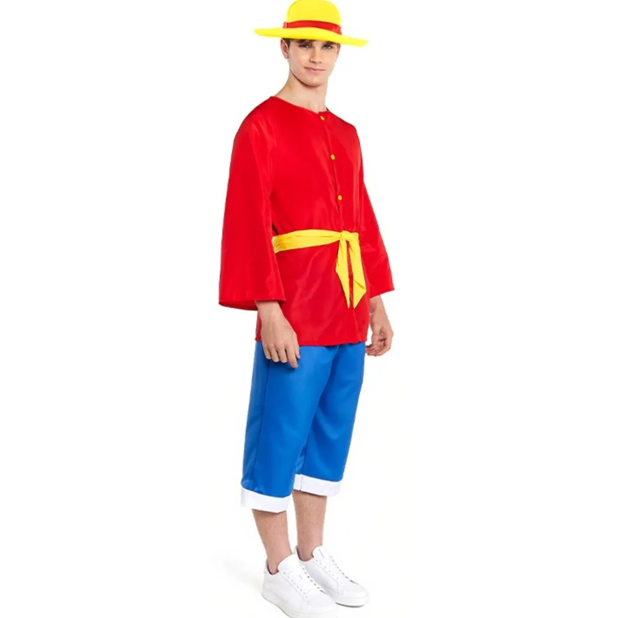 Disfraz de Luffy One Piece Aventurero para adulto