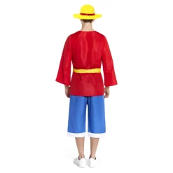 Disfraz de Luffy One Piece Aventurero para adulto