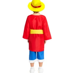Disfraz de Luffy One Piece Aventurero infantil