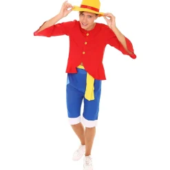Disfraz de Luffy One Piece Eco para adulto