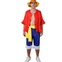 Disfraz de Luffy One Piece Eco para adulto