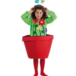 Disfraz de Maceta con Flores infantil