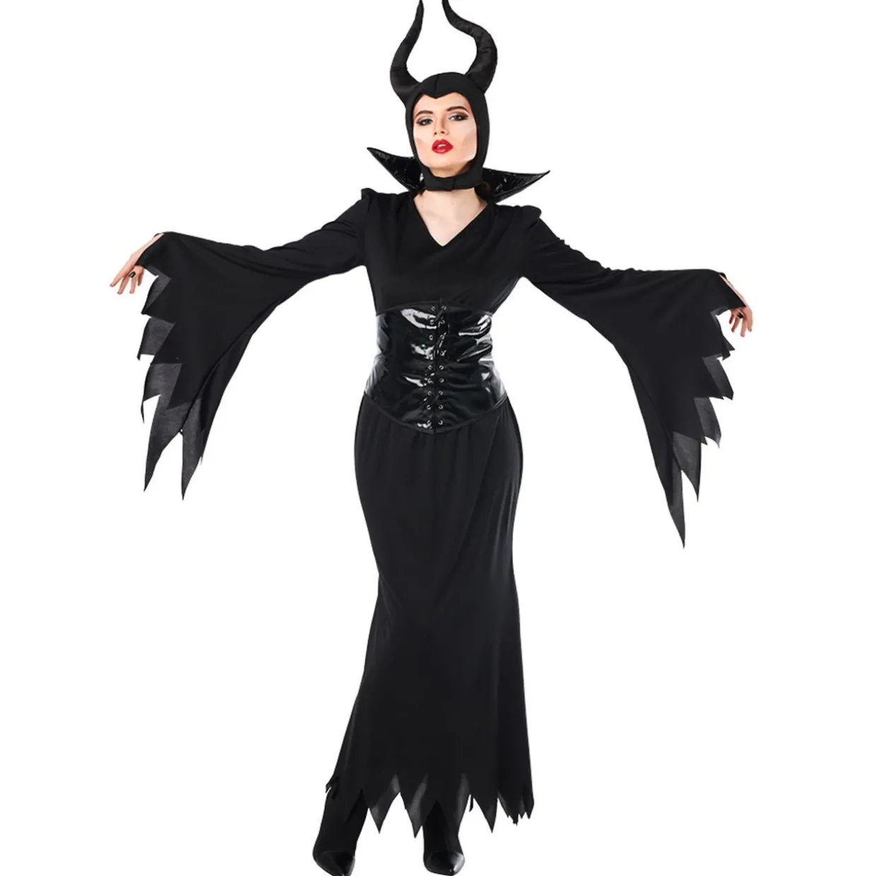 Disfraz de Maléfica Corset para mujer