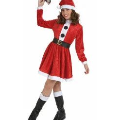 Disfraz de Mamá Noel Claus para niña