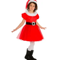 Disfraz de Mamá Noel Deluxe para niña