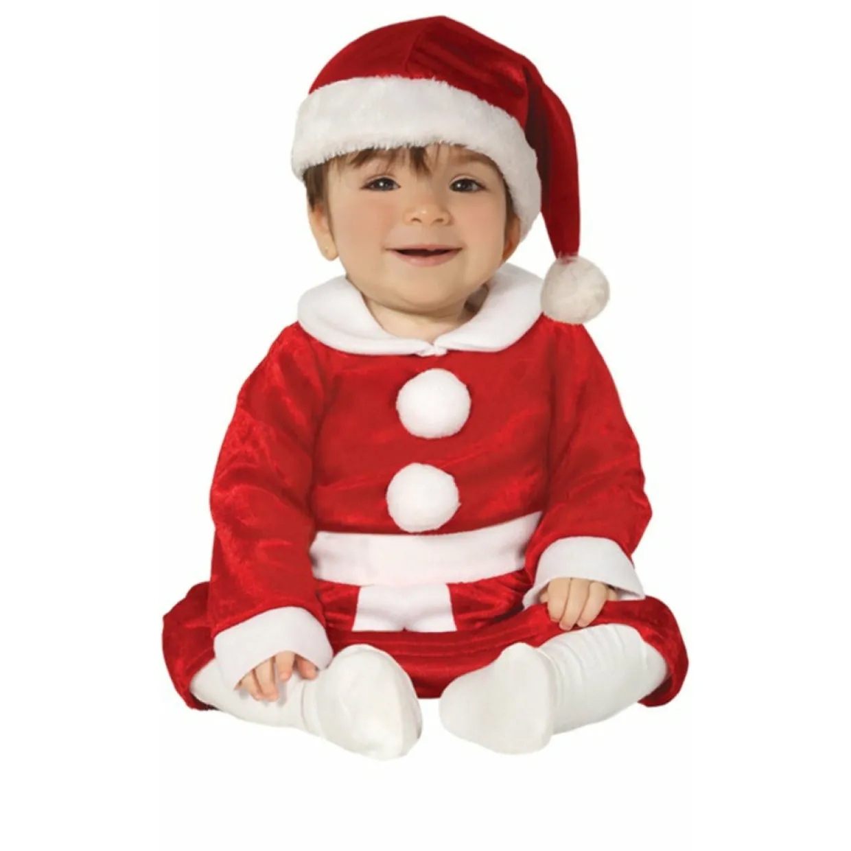Disfraz de Mamá Noel Rojo para bebé
