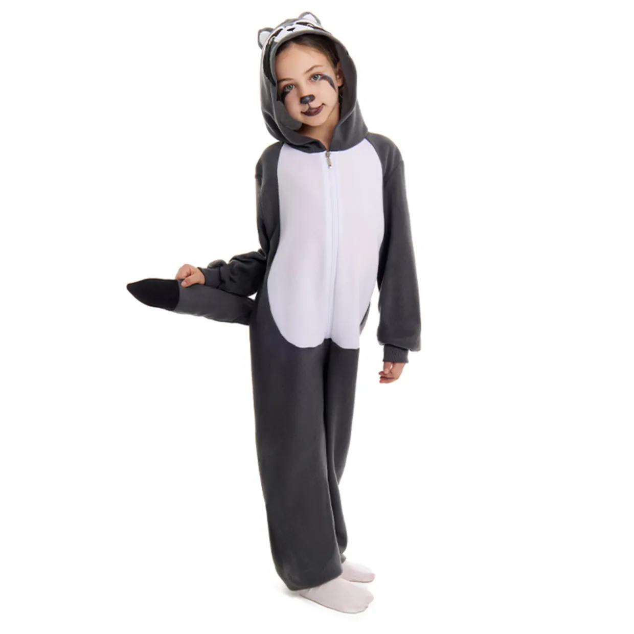 Disfraz de Mapache Gris infantil