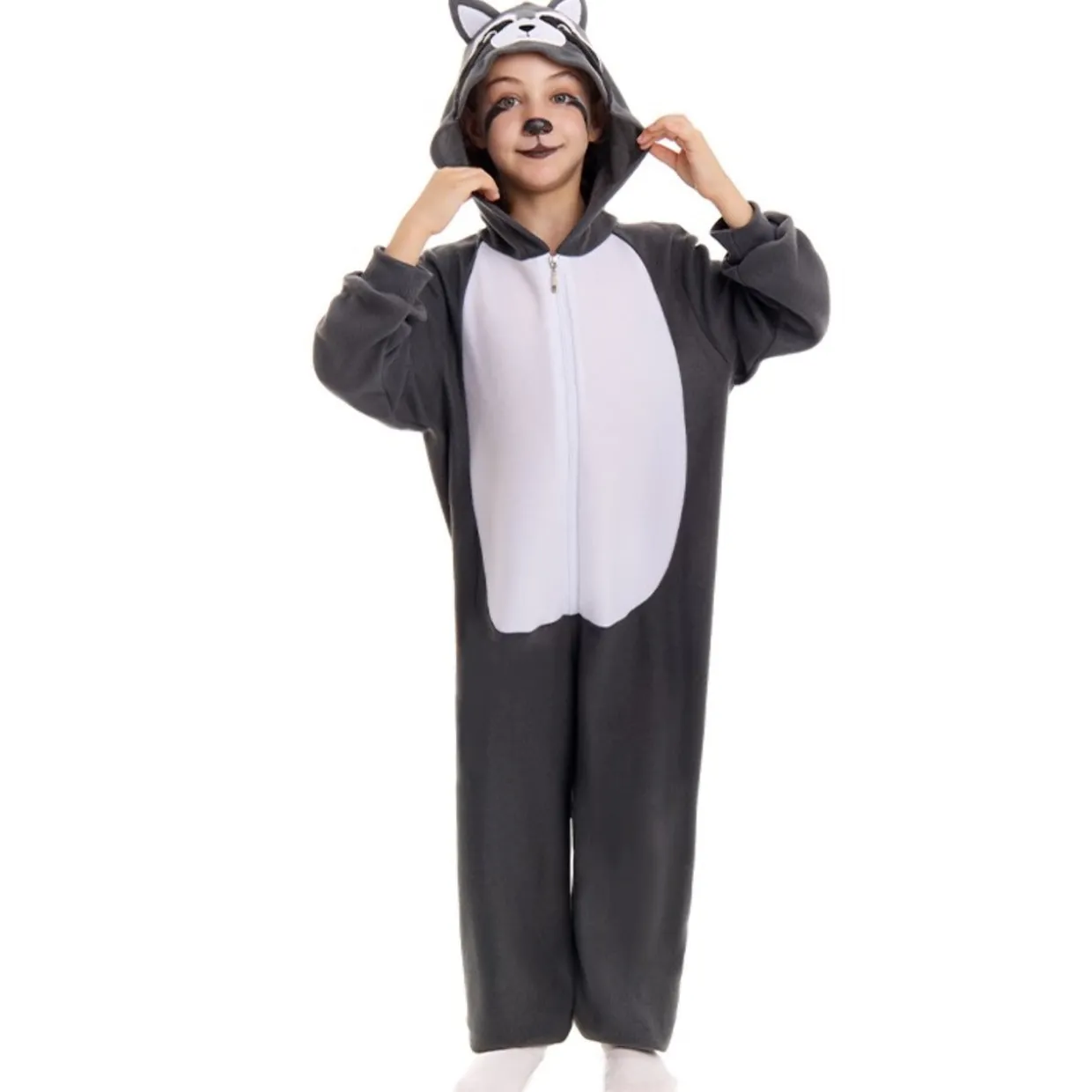 Disfraz de Mapache Gris infantil
