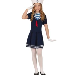 Disfraz de Marinera Rayas para niña