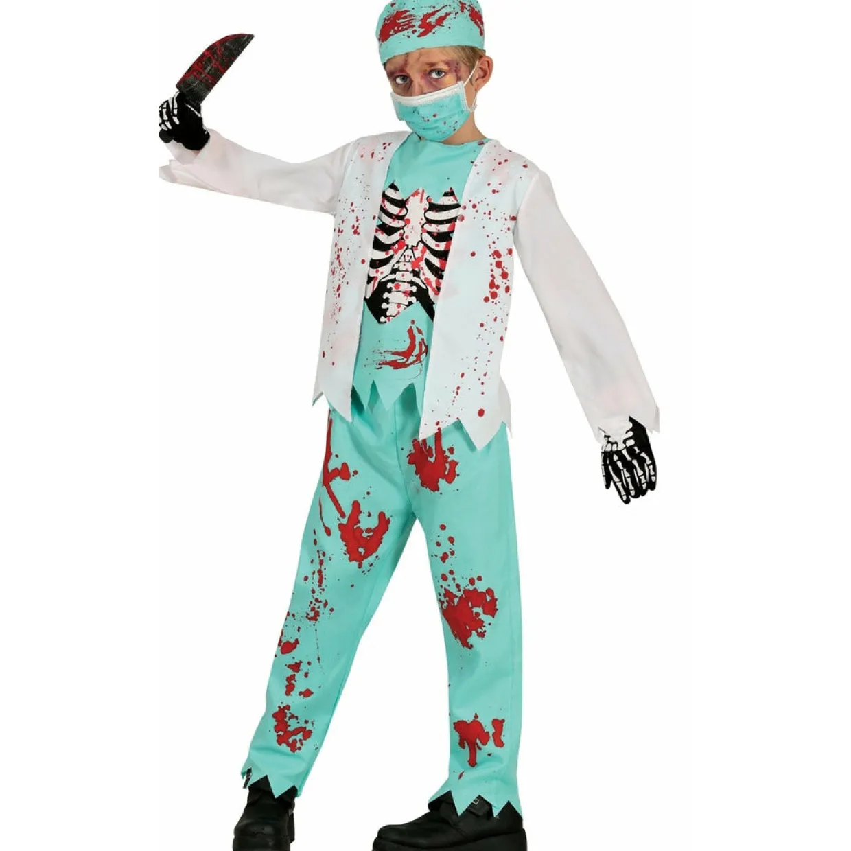 Disfraz de Médico Zombie para niño