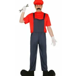 Disfraz de Mecánico Mario para hombre