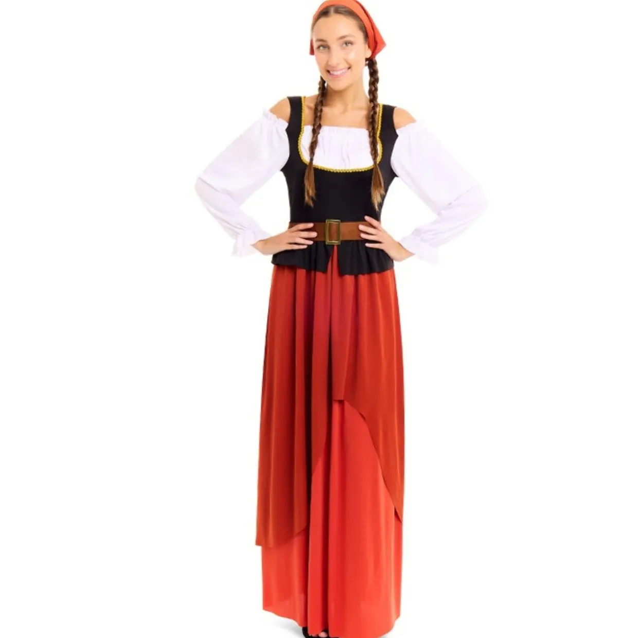 Disfraz de Mesonera Medieval para mujer