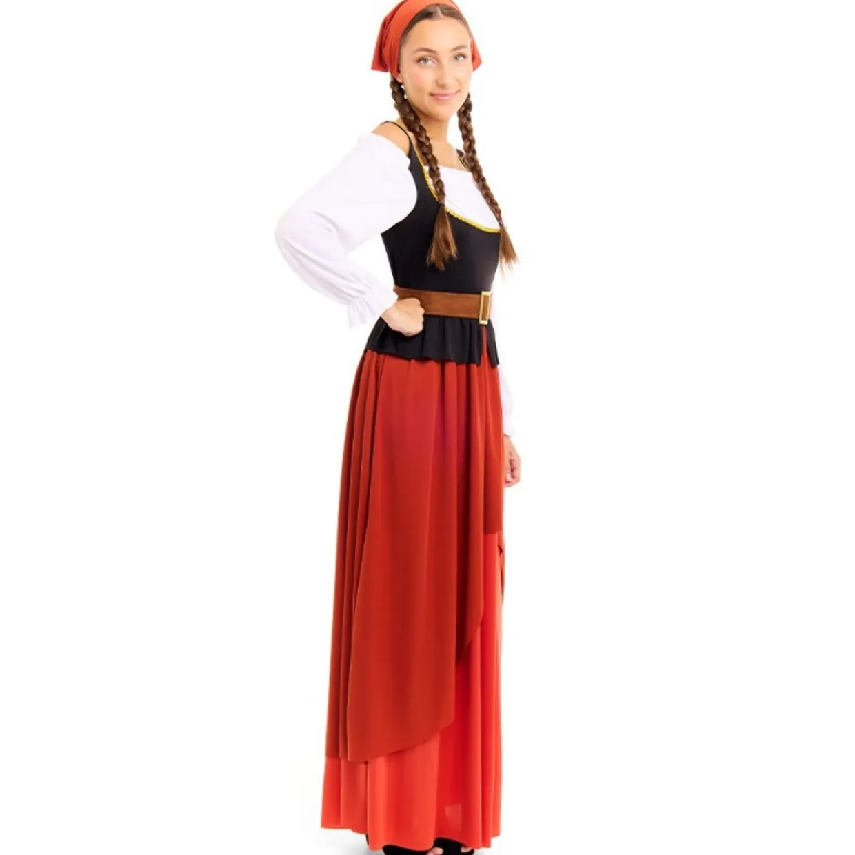 Disfraz de Mesonera Medieval para mujer