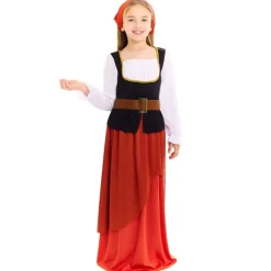 Disfraz de Mesonera Medieval para niña