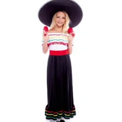 Disfraz de Mexicana Valentina para niña