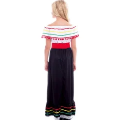 Disfraz de Mexicana Valentina para niña