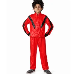 Disfraz de Michael Jackson Rojo infantil