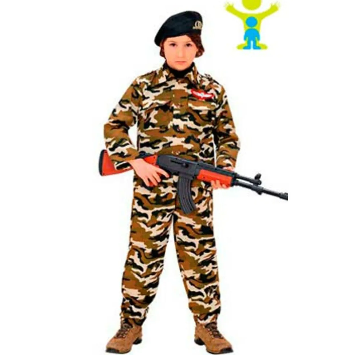 Disfraz de Militar Boina infantil