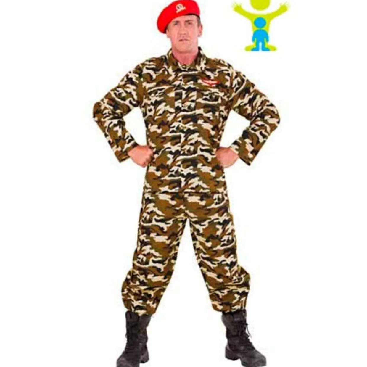 Disfraz de Militar Boina para adulto