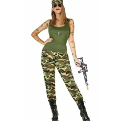 Disfraz de Militar Guerrillera para mujer