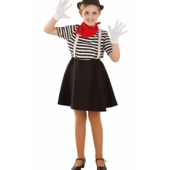 Disfraz de Mimo Vestido para niña