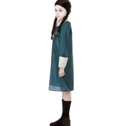 Disfraz de Miércoles Addams™ con Peluca para niña