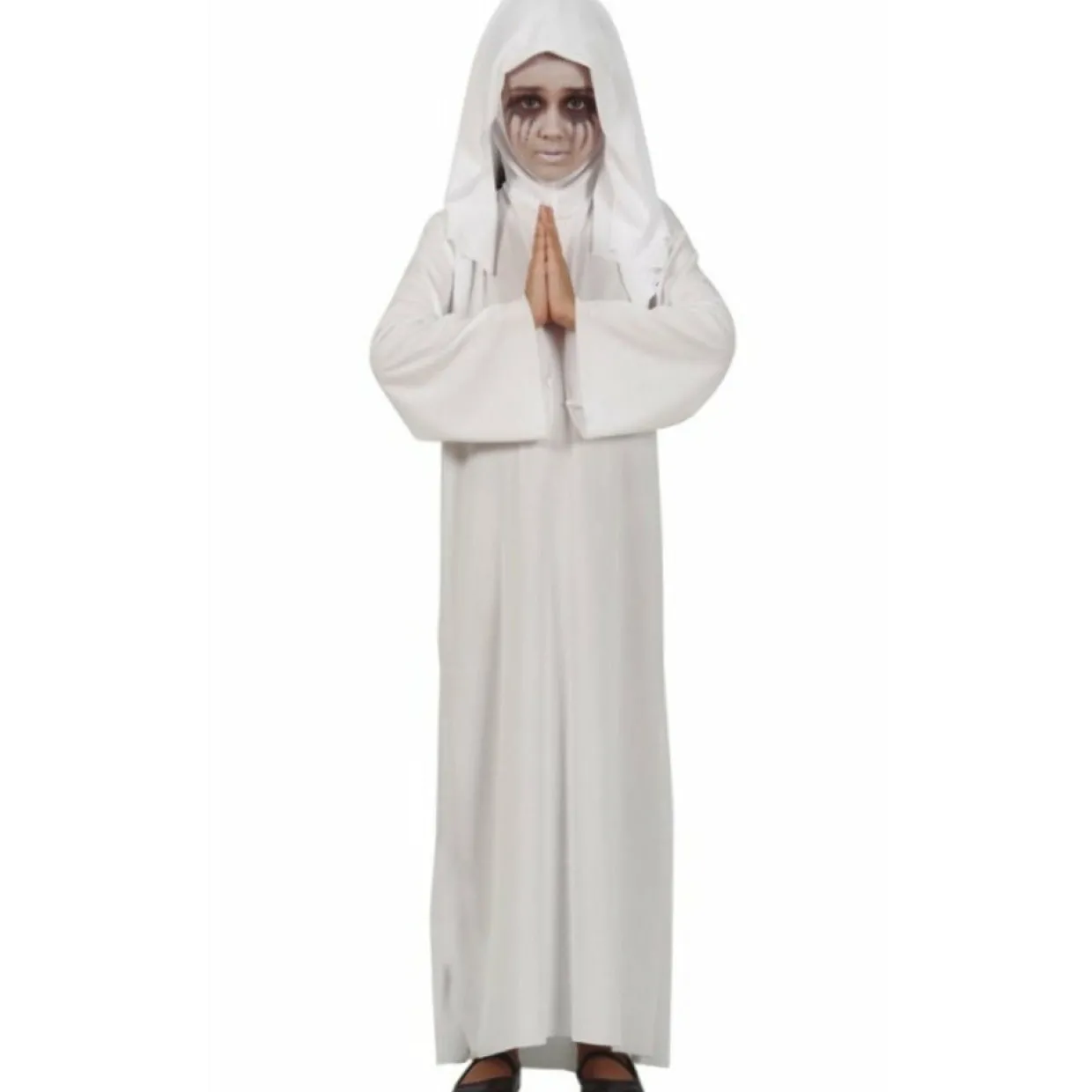 Disfraz de Monja Fantasma Blanca para niña