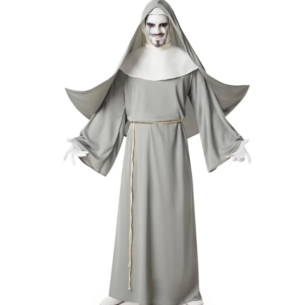 Disfraz de Monja Gris para hombre