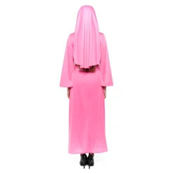 Disfraz de Monja Rosa para mujer
