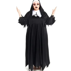 Disfraz de Monja Zombie Plus para mujer