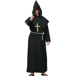 Disfraz de Monje Negro para adulto