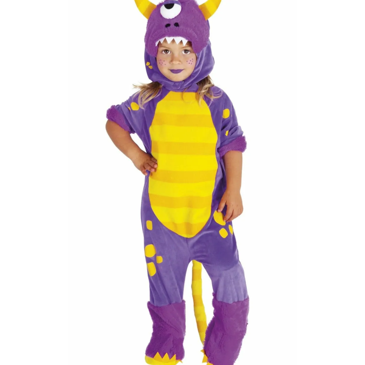 Disfraz de Monstruo Violeta para bebé