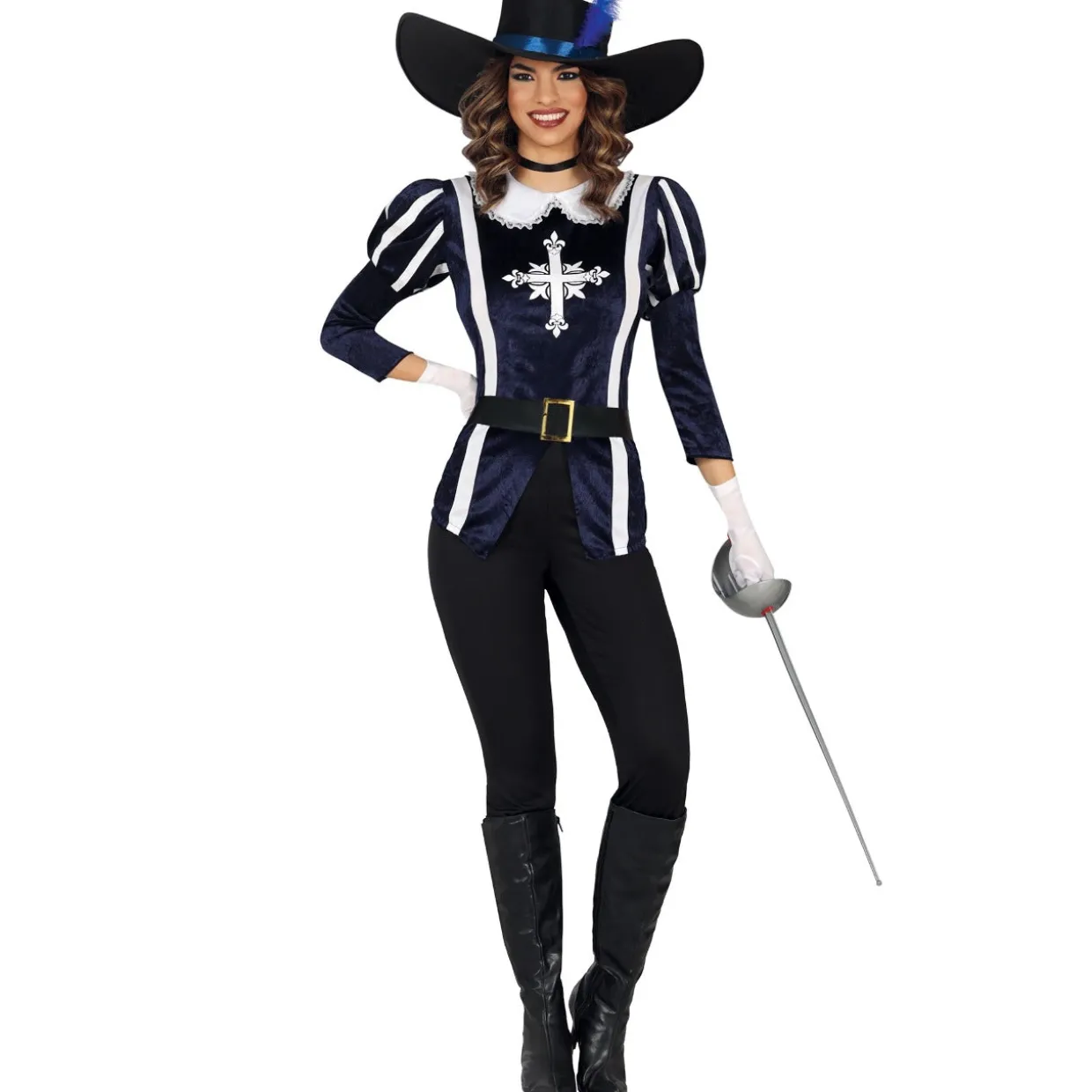 Disfraz de Mosquetera D'Artagnan para mujer
