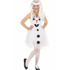 Disfraz de Muñeca de Nieve Botones para niña