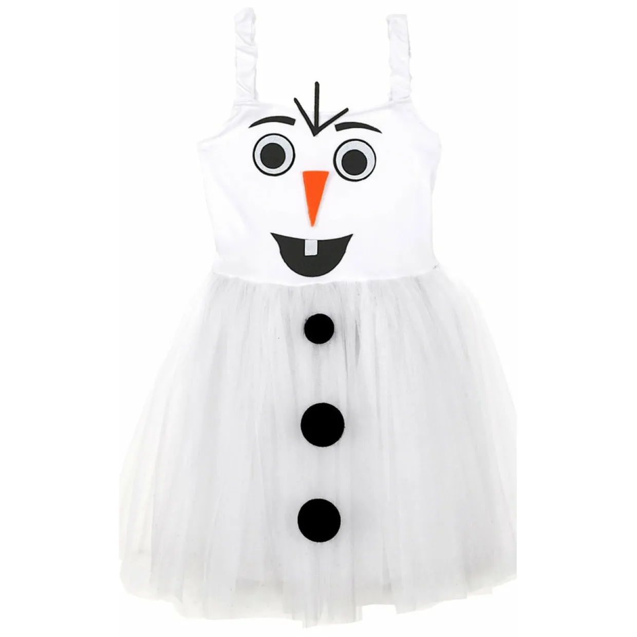 Disfraz de Muñeca de Nieve Botones para niña