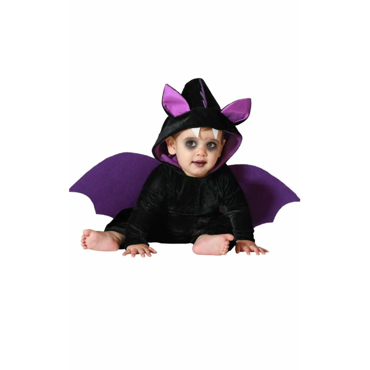 Disfraz de Murciélago Morado para bebé
