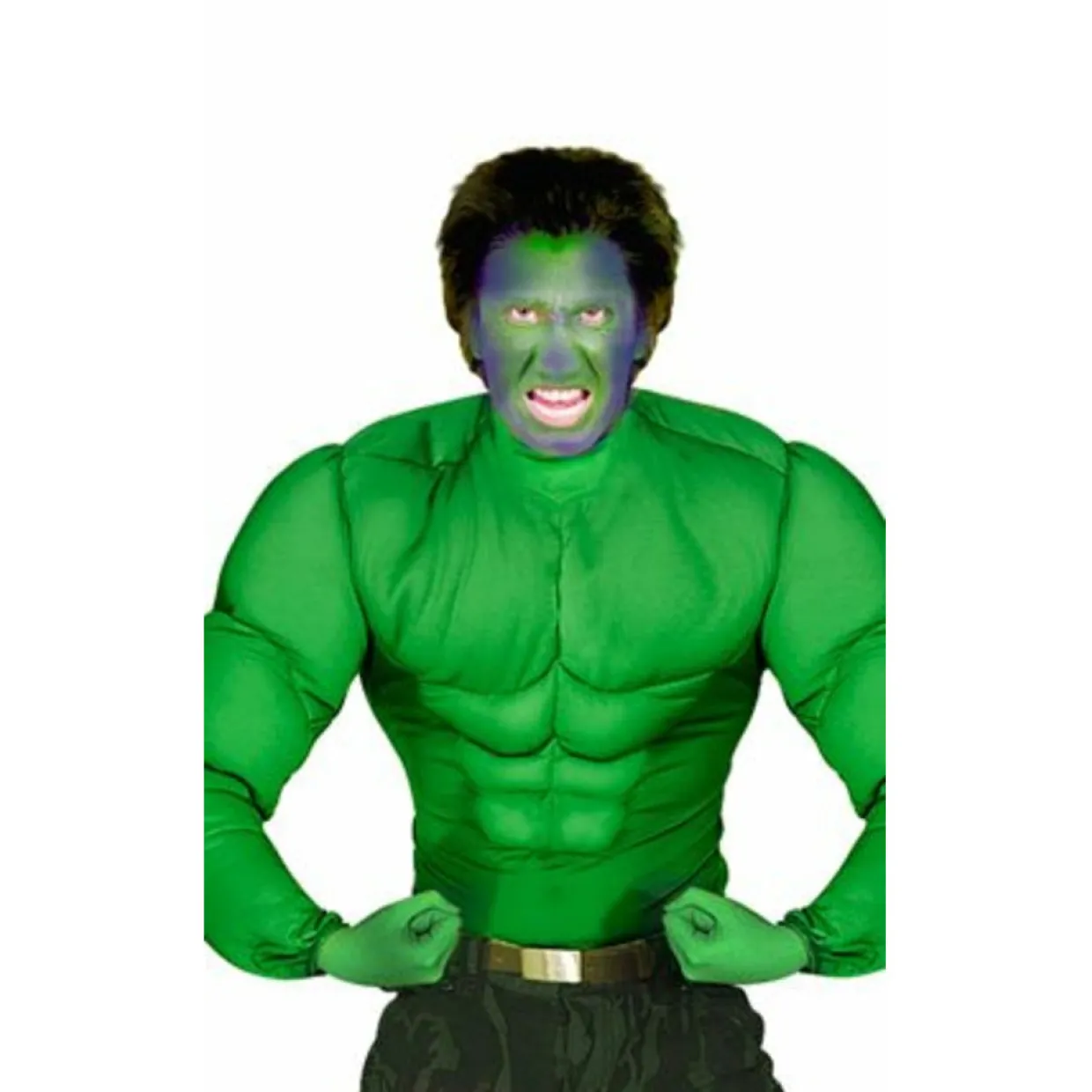Disfraz de Musculoso Verde para adulto