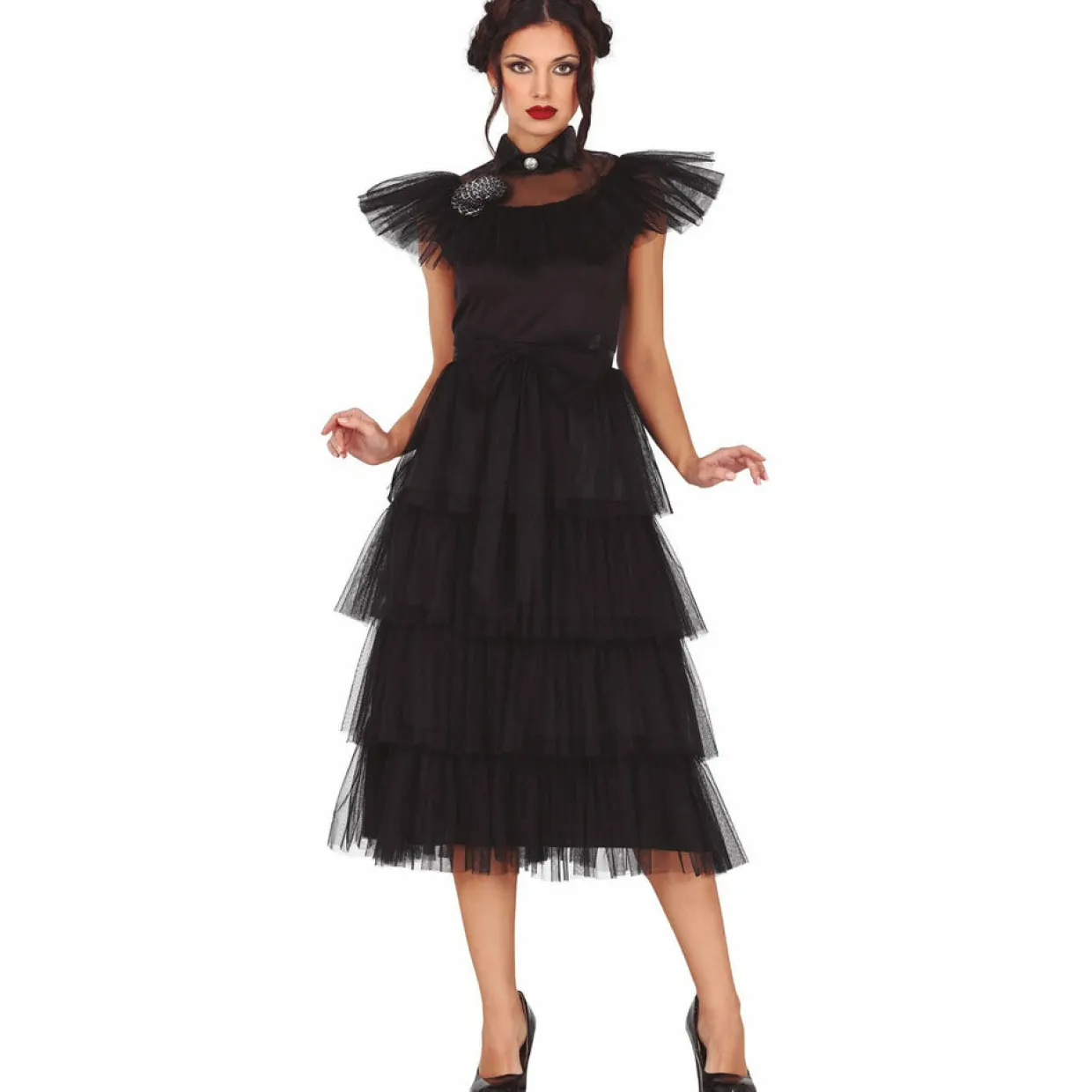 Disfraz de Niña Siniestra Fiesta Eco para mujer