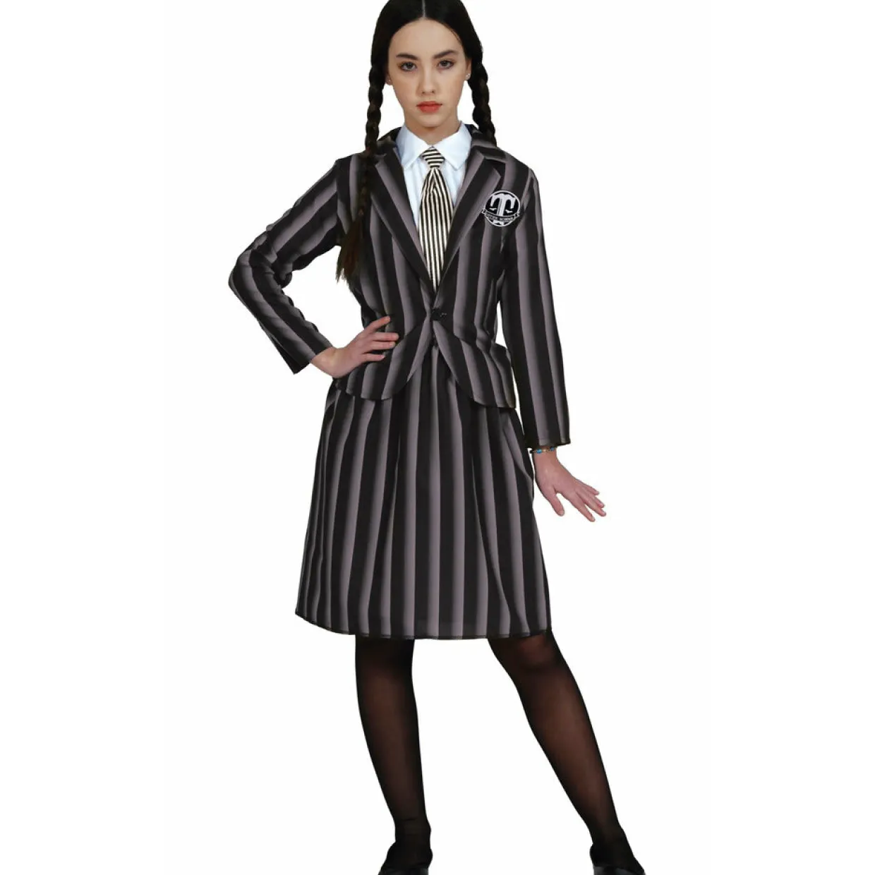 Disfraz de Niña Siniestra Uniforme para adolescente