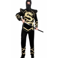 Disfraz de Ninja Dorado para hombre