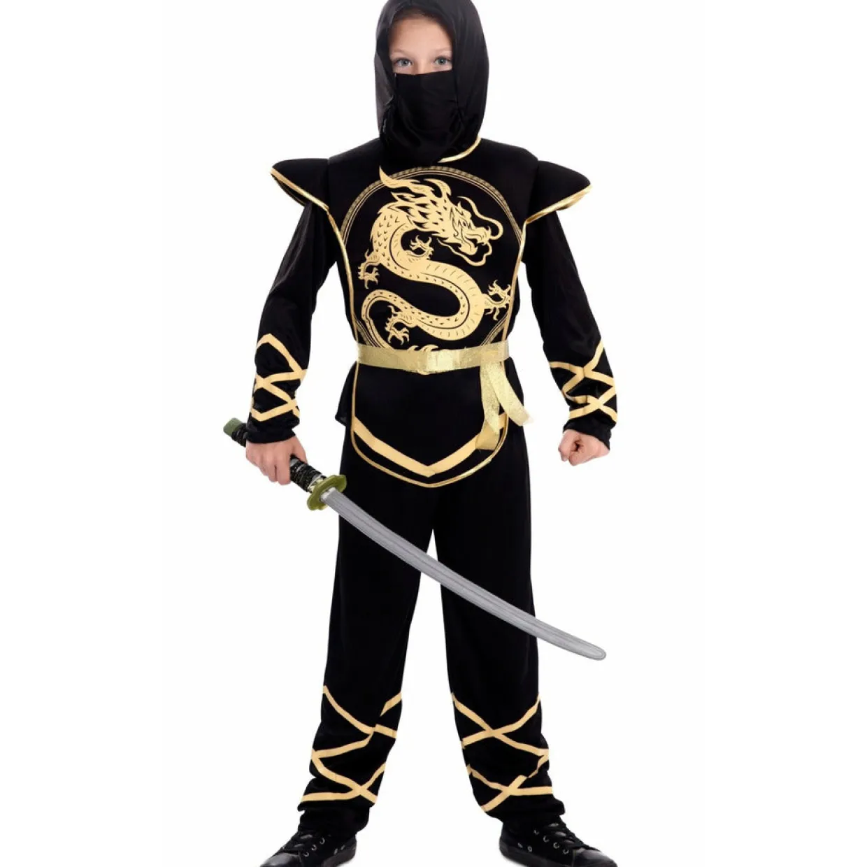 Disfraz de Ninja Dorado para niño