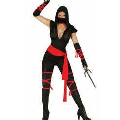 Disfraz de Ninja Negro para mujer